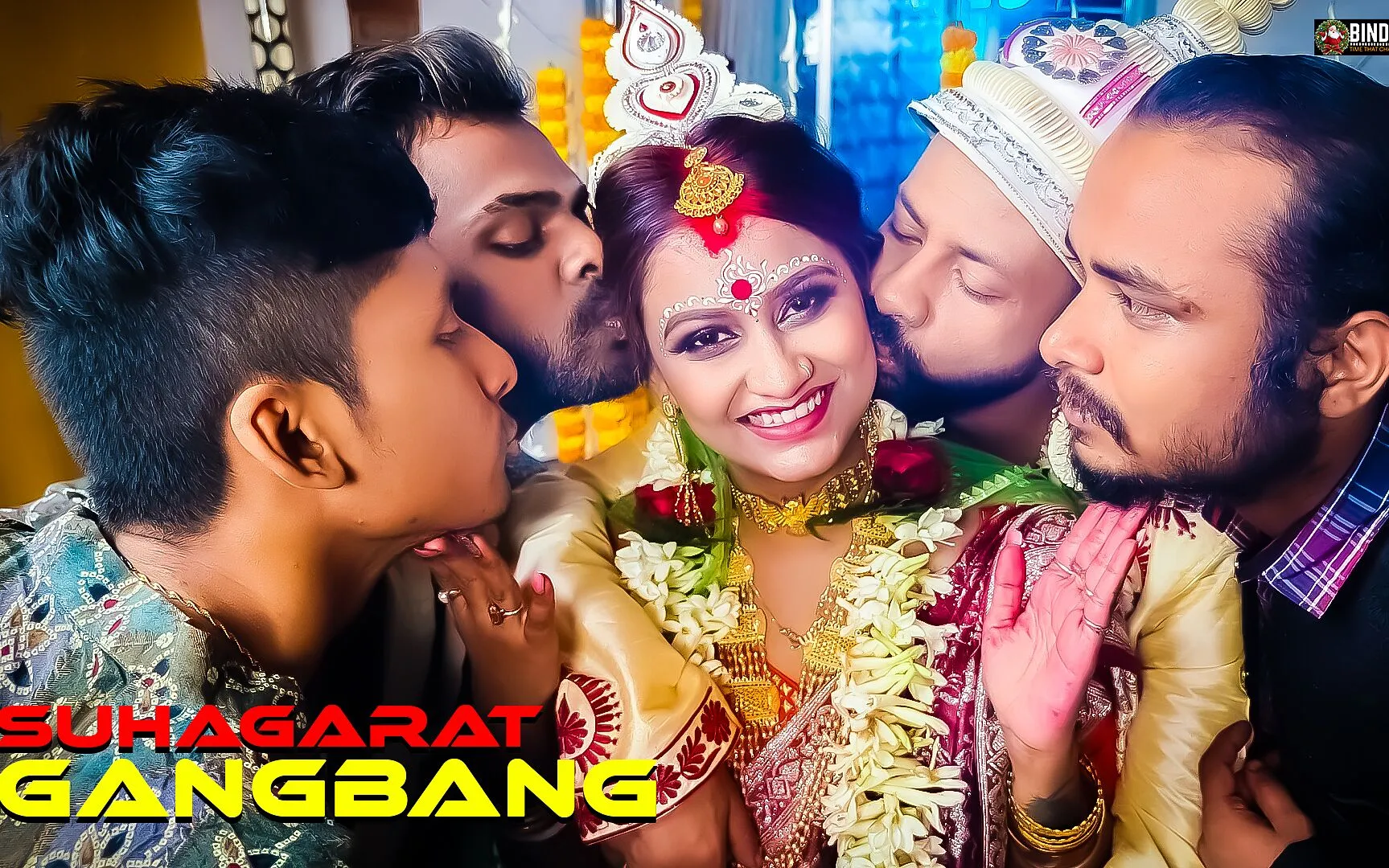 Gangbang Suhagarat Part 2 - Desi Indian Cute Wife Very 1st Suhagarat ( Full Movie )